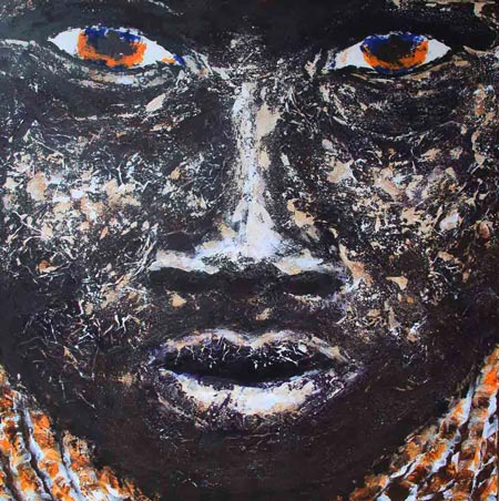 Afrikaner III - ein Kunstwerk von Simone Döscher